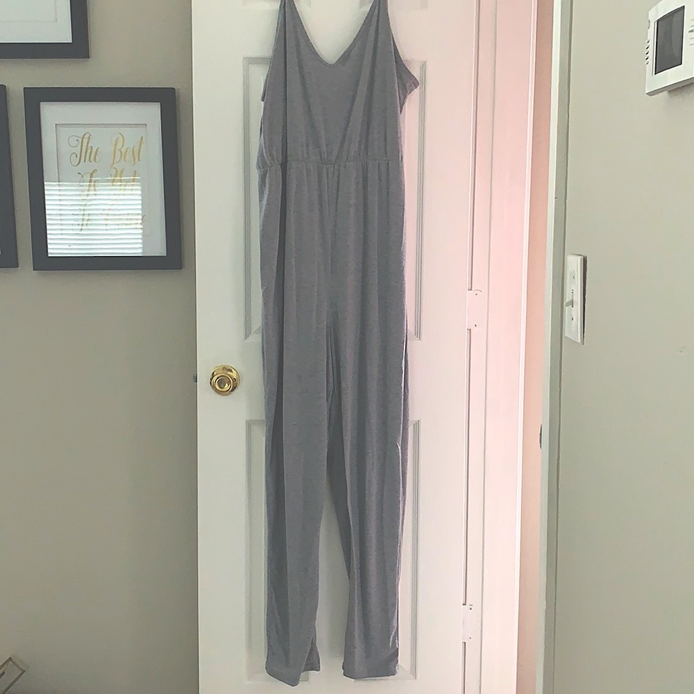 Gray jumpsuit